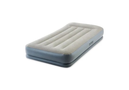 Intex twin pillow rest mid-rise airbed w/ fiber-tech rp ( 64116ND )-1