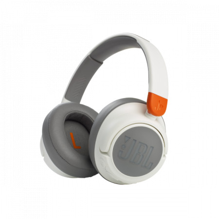 JBL JR 460 NC white dečije over-ear BT NC slušalice sa limitiranom jačinom zvuka, bele