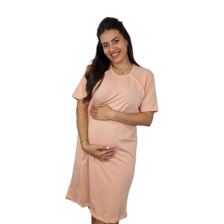 Jojo mama spavaćica za trudnice kajsija veličine xl ( JOJO5031-KX ) - Img 1