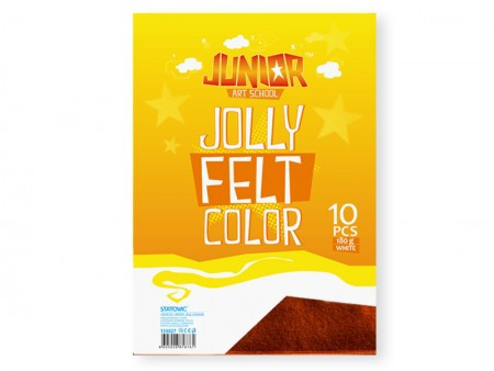 Jolly Color Felt, fini filc, braon, A4, 10K ( 135027 )