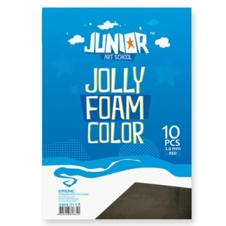 Jolly color foam, eva pena, crna, A4, 10K ( 134070 )