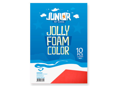 Jolly color foam, eva pena, crvena, A4, 10K ( 134030 )