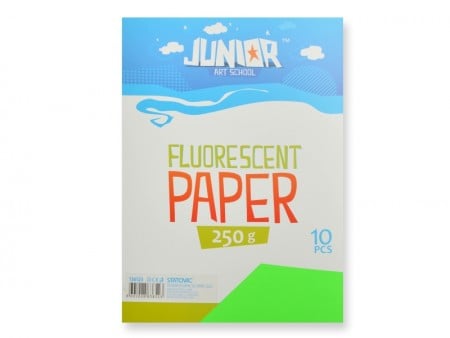 Jolly papir, fluo zelena, A4, 250g, 10K ( 136123 )