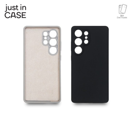 Just in case 2u1 Extra case MIX PLUS paket maski za telefon Samsung S25 Ultra CRNI ( MIXPL236BK )