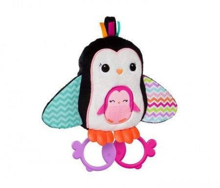 Kids II igračka sa glodalicom cuddle &amp; teethe penguins ( SKU10813 ) - Img 1