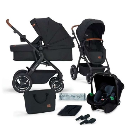 Kinderkraft kolica 3u1 newly mink pro classic black ( KSNEWL00BLK300I )