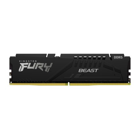 Kingston ddr5 32gb (2x16gb) 6800mt/s [fury beast rgb], non-ecc udimm, cl34 1.4v, 288-pin 1rx8, black, memory kit, w/rgb heatsink, xmp ( KF5
