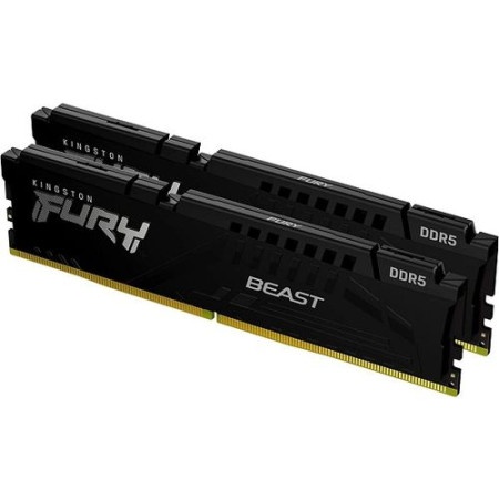 Kingston ddr5 64gb (2x32gb) 6000mt/s [fury beast], cl36 1.35v, black ( KF560C36BBEK2-64 )