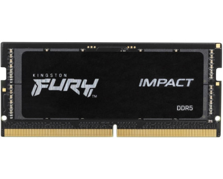 Kingston SODIMM DDR5 16GB 4800MT/s KF548S38IB-16 Fury Impact black memorija