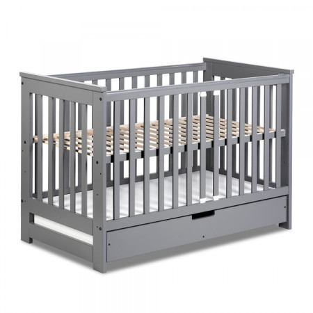 Klups krevetac za bebe iwo sivi 120x60 ( KLUKREIWO ) - Img 1