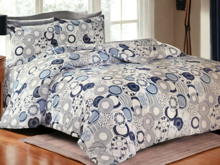 Komplet posteljina sa štepanom navlakom 160x220cm Blue ( VLK000424-AURORA blue )
