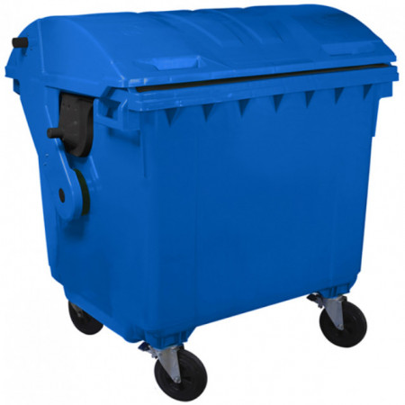 Kontejner za otpatke 1100 litara - Polukružni poklopac - Plava boja