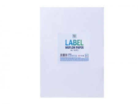 Label, muflon papir, A4, 10K ( 490401 )