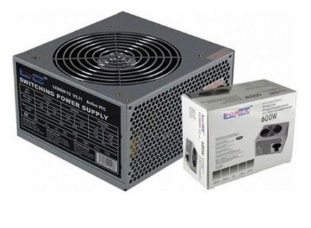 LC Power 600W LC600H-12 v2.31 12cm Fan - Img 1