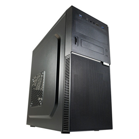 LC-Power LC-7041B-ON Midi-ATX Case, black, HD Audio, 2xUSB 3.0, 1x USB-C kućište - Img 1