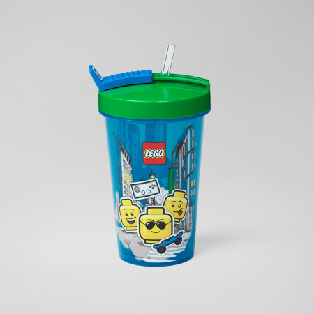 Lego čaša sa poklopcem i slamkom: dečak ( 40441724 )