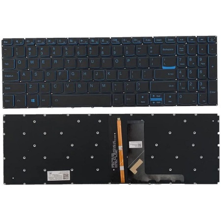 Lenovo IdeaPad L340-15IWL L340-17API sa pozadinskim osvetljenjem plava slova tastature za laptop ( 110970 )