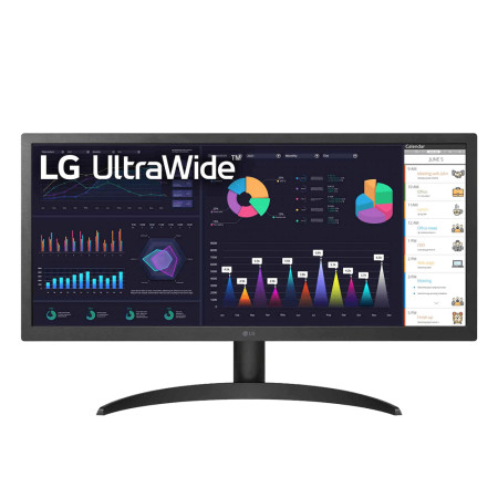 LG 26WQ500-B 25.7" IPS UltraWide FHD black monitor