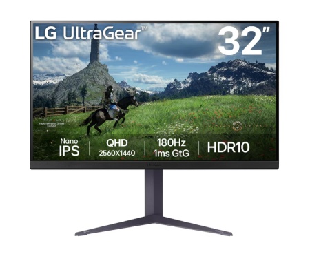 Lg 32gs85q-b 31.5"/ips/2560x1440/180hz/1ms gtg/hdmix2,dp,usb/gsync,freesync/pivot,visina monitor ( 32gs85q-b.Aeu ) Lg 32gs60qc-b 31.5"/va,z