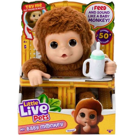 Little live pets Cozy dozy interaktivno majmunce mango ( ME26558 )