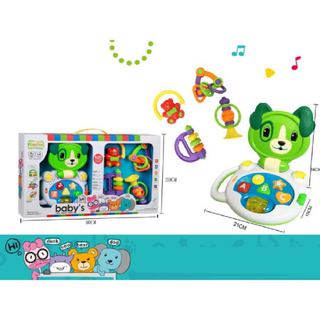 Little world, igračka, laptop za bebe sa zvečkama, kuca, 086 ( 888033 ) - Img 1