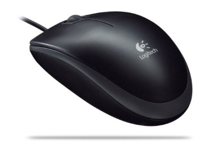 Logitech B110, silent optical USB mouse, black oem