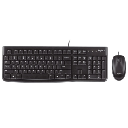 Logitech desktop MK120, keyboard and mouse combo, US, USB ` ( 920-002562 )