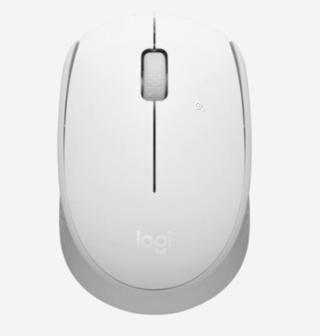 Logitech M171 wireless mouse off-white
