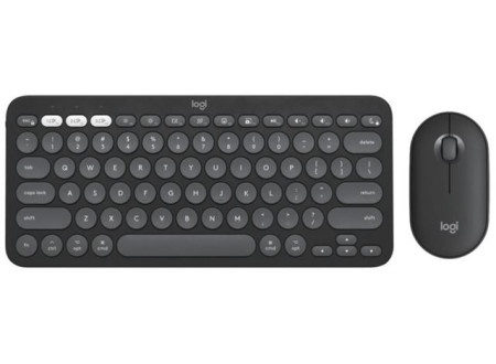 Logitech pebble 2 combo graphite us tast + miš ( 0001398030 )
