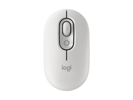 Logitech Pop Mouse with Emoji, Off-White miš