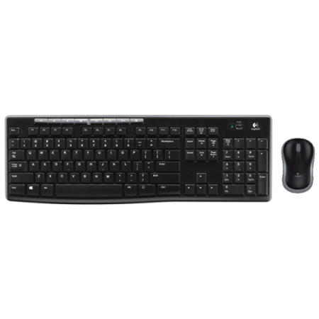 Logitech tastatura + mis MK270 wireless desktop US 920-004508 - Img 1
