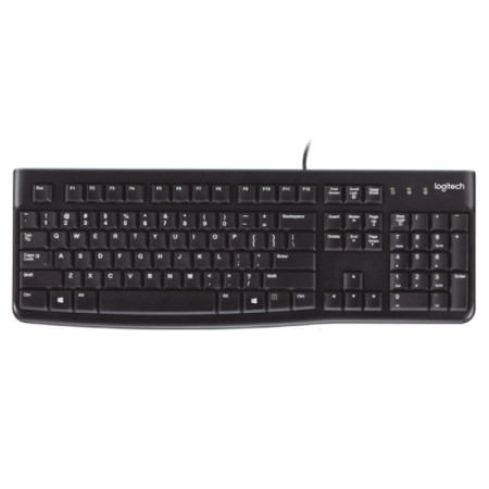 Logitech tastatura USB K120 US Black 920-002508