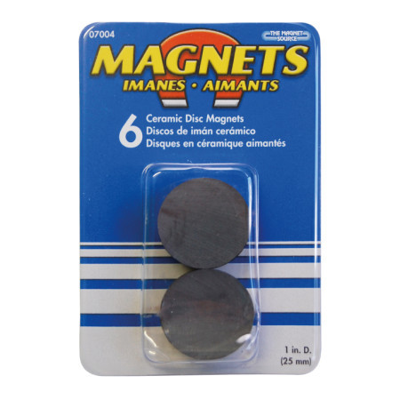 Magnet okrugli 25x4mm 6 kom. ( BN205020 )