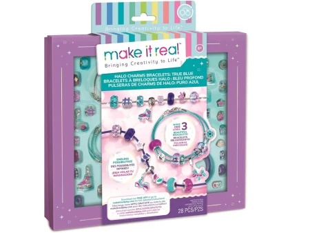 Make it real narukvice halo charms think blue ( 1721 )