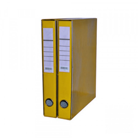 Mark registrator A4 sa metalnim ojačanjem plastificiran žuti uski ( 6962 ) - Img 1