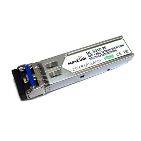 Maxlink 1.25G SFP optički modul,SM, 1310nm, 20km, 2xLC konektor,DDM ( 5191 )-1