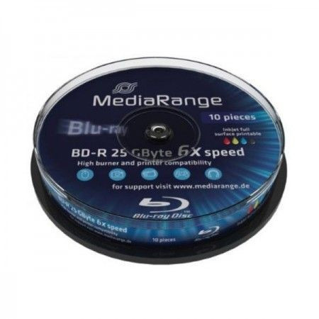MediaRange BD-R 25GB 6X printabilni MR500 ( 525MR6P/Z ) - Img 1