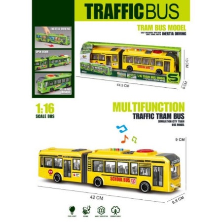 Merx igračka gradski autobus sa svetlom i zvukom ( A083096 )-1