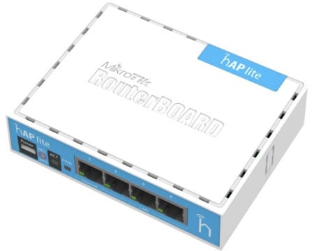 Mikrotik (RB941-2nD) hAP lite, RouterOS L4, ruter