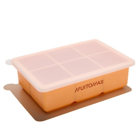 Muitomas silikonski kalup za led u KAJSIJA boji ( ICECUBESILPF )
