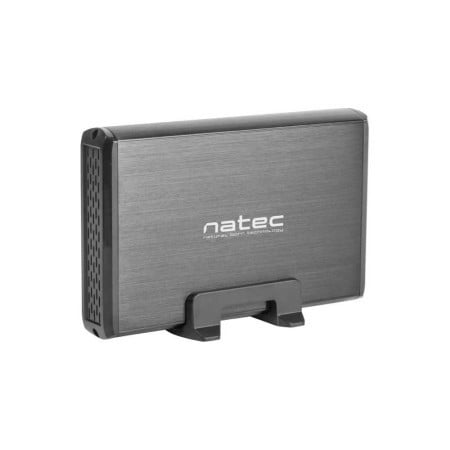 Natec Rhino HDD external enclosure 3.5", aluminium, black ( NKZ-0448 )