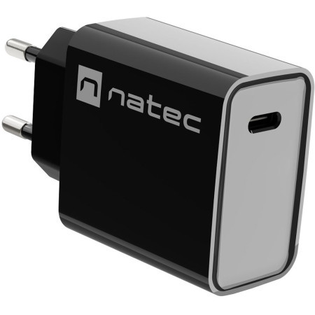 Natec ribera USB type-c charger, QC3.0 &amp; PD3.0, 3A 20W, Black ( NUC-2060 ) - Img 1