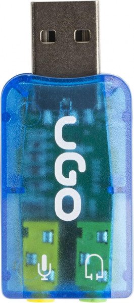Natec UGO, USB sound card 5.1Ch, 44.1 kHz, 16-bit ( UKD-1085 ) - Img 1