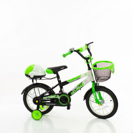 No Fear Bicikl 14" za decu model 721-14 sa pomoćnim točkovima zeleni