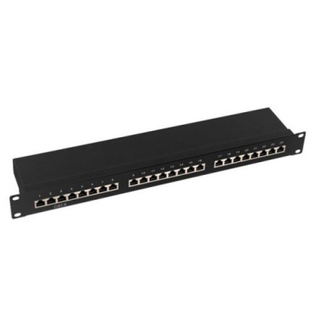 Owire Patch panel  19&quot;/1U Cat6A/FTP/24 port-1