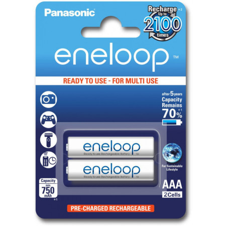 Panasonic baterija eneloop AAA/2B (BK-4MCCE/2BE)