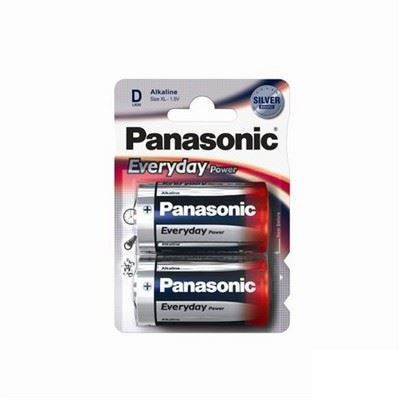 Panasonic LR20EPS/2BP 2 \327 D Alkalne Everyday baterije - Img 1