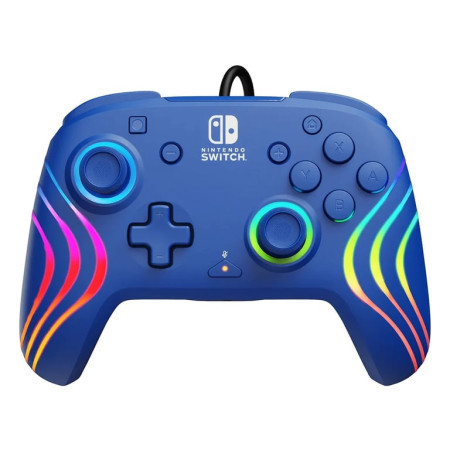 PDP Nintendo Switch afterglow wave wired controller blue ( 056520 )