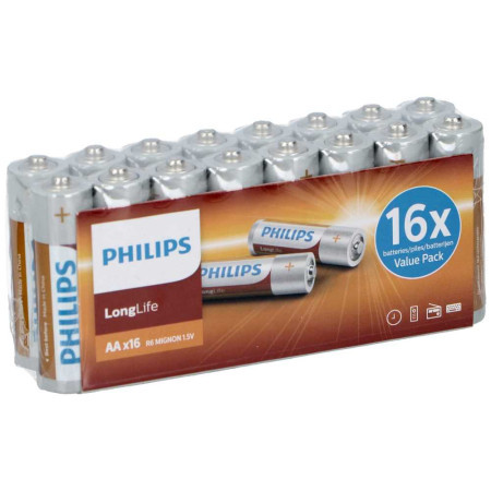 Philips longlife baterija (1/16) LR6/AA 1.5V ( 41224 )