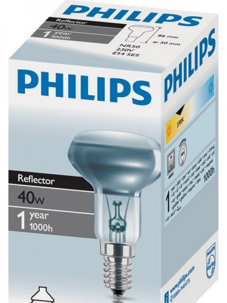 Philips sijalica reflektorska E14 40W NR50 PS043